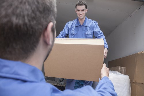 Person reviewing cookie settings on a removals website