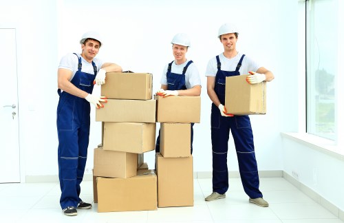 Local transfer station handling separated moving waste and recyclable materials